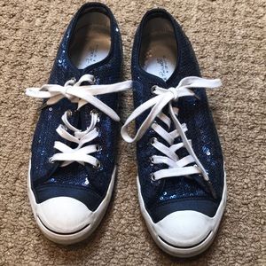 Jack Purcell Navy sequins